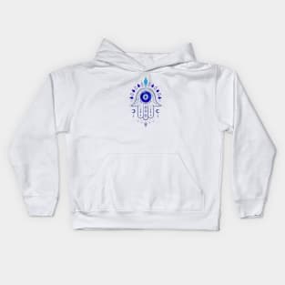 Hamsa Evil Eye Hand Kids Hoodie